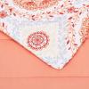 imageAmazon Basics Lightweight Microfiber Comforter Sets 7 Pieces Navy Geometrics FullQueenCoral Medallion