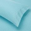 imageAmazon Basics Lightweight Microfiber Comforter Sets 7 Pieces Navy Geometrics FullQueenIndustrial Teal