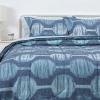 imageAmazon Basics Lightweight Microfiber Comforter Sets 7 Pieces Navy Geometrics FullQueenPixelated Orb Designstripesolid  NavyNavy Mid