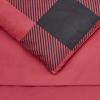 imageAmazon Basics Lightweight Microfiber Comforter Sets 7 Pieces Navy Geometrics FullQueenRed Buffalo Plaid
