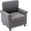 imageAmazon Basics Quilt Reversible Sofa Slipcover Three seat Sofa Large GrayLight GrayDark Grey