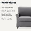 imageAmazon Basics Quilt Reversible Sofa Slipcover Three seat Sofa Large GrayLight GrayDark Grey