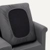 imageAmazon Basics Quilt Reversible Sofa Slipcover Three seat Sofa Large GrayLight GrayDark Grey