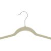 imageAmazon Basics Slim Velvet NonSlip Sturdy Suit Clothes Hangers Pack of 30 BlackRose GoldIvoryBeige