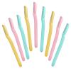 imageAmazon Basics Womens Multipurpose Exfoliating Dermaplaning Tool Eyebrow Razor and Facial Razor Includes Blade Cover Multicolor 3 CountMulticolor