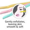 imageAmazon Basics Womens Multipurpose Exfoliating Dermaplaning Tool Eyebrow Razor and Facial Razor Includes Blade Cover Multicolor 3 CountMulticolor