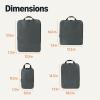 imageAmazon Essentials Ultralight Compression Packing Cubes Packing Organizer Grey check 6 pack GreyGrey check