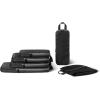 imageAmazon Essentials Ultralight Compression Packing Cubes Packing Organizer Grey check 6 pack Greyblack