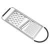 imageAmazon Basics Cheese Grater with Handle Stainless Steel Zester Rectangular NonSlip Multifunction Tool for Kitchen Prep Black Previously AmazonCommercial brand