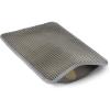 imageAmazon Basics DoubleLayer Cat Litter Mat  15quot x 24quot Honeycomb Design Waterproof ampamp UrineProof NonSlip Scatter Control Trapper Mat Easy Clean Soft on Paws Grey24
