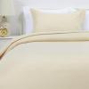 imageAmazon Basics Lightweight Microfiber 3Piece Duvet Cover Set Beige Solid KingBeige