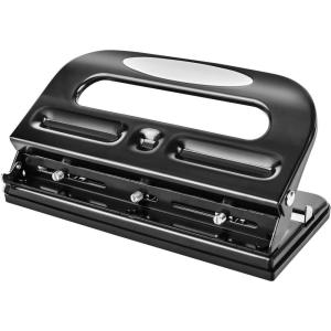 imageAmazon Basics 23 Hole Punch SemiAdjustable 30 Sheet Capacity Black23 hole