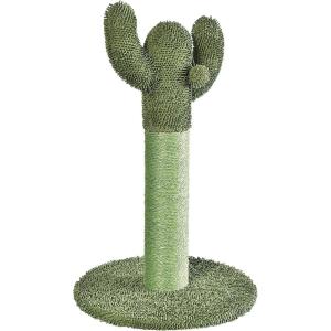 imageAmazon Basics Cat Scratcher  Indoor Cactus Single Cat ampamp Kittens Scratching Post with MultiLevel Large  307 779cm H GreenMedium  256 H
