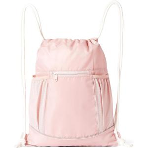 imageAmazon Basics Drawstring Lightweight Gym Bag Soccer Backpack Large Pink