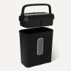 imageAmazon Basics 6Sheet High Security Micro Cut Paper Shredder and Credit Card Shredder 37 Gallon Black