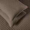 imageAmazon Basics Brushed Microfiber Comforter Set Extra Soft with Natural Texture 3Piece King BeigeBrown