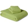 imageAmazon Basics Brushed Microfiber Comforter Set Extra Soft with Natural Texture 3Piece King BeigeGreen