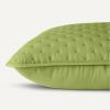 imageAmazon Basics Brushed Microfiber Comforter Set Extra Soft with Natural Texture 3Piece King BeigeGreen