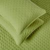 imageAmazon Basics Brushed Microfiber Comforter Set Extra Soft with Natural Texture 3Piece King BeigeGreen