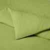 imageAmazon Basics Brushed Microfiber Comforter Set Extra Soft with Natural Texture 3Piece King BeigeGreen