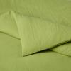 imageAmazon Basics Brushed Microfiber Comforter Set Extra Soft with Natural Texture 3Piece King BeigeGreen