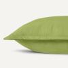 imageAmazon Basics Brushed Microfiber Comforter Set Extra Soft with Natural Texture 3Piece King BeigeGreen