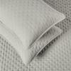 imageAmazon Basics Brushed Microfiber Comforter Set Extra Soft with Natural Texture 3Piece King BeigeGrey