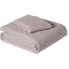 imageAmazon Basics Brushed Microfiber Comforter Set Extra Soft with Natural Texture 3Piece King BeigePurple