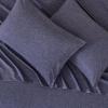 imageAmazon Basics Cationic Microfiber 4Piece Sheet Set Wrinkle Free and Easy Fit 1 Flat Sheet 1 Fitted Sheet and 2 Pillowcases Queen GreyBlue