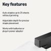 imageAmazon Basics Electric Stapler Heavy Duty 25 Sheet Capacity No Jam Technology Black