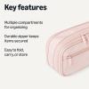 imageAmazon Basics Large capacity pencil cases cyan mildrose mild