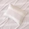 imageAmazon Basics Waffle Weave Microfiber 3Piece Duvet Cover Set Includes 1 Duvet Cover and 2 Pillow Shams King Pink StripedPink Striped