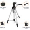 imageAmazon Basics 50inch Lightweight Portable Camera Mount Tripod Stand with Bag for Travel Photography ChampagneBlack