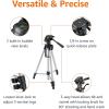 imageAmazon Basics 50inch Lightweight Portable Camera Mount Tripod Stand with Bag for Travel Photography ChampagneBlack