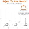 imageAmazon Basics Aluminum Light Photography Tripod Stand with Case  28  67 feet Black2Pack