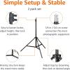 imageAmazon Basics Aluminum Light Photography Tripod Stand with Case  28  67 feet Black2Pack