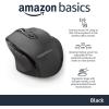 imageAmazon Basics Computer Mouse Wireless Ergonomic 24 GHz Optical DPI Adjustable Compatible With PC Mac Laptop BlackBlack