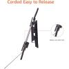 imageAmazon Basics Full Motion Articulating TV Monitor Wall Mount for 26quot to 55quot TVs and Flat Panels up to 80 Lbs Black12 to 40