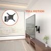 imageAmazon Basics Full Motion Articulating TV Monitor Wall Mount for 26quot to 55quot TVs and Flat Panels up to 80 Lbs Black12 to 40