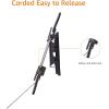 imageAmazon Basics Full Motion Articulating TV Monitor Wall Mount for 26quot to 55quot TVs and Flat Panels up to 80 Lbs Black12 to 40