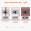 imageAmazon Basics Full Motion Articulating TV Monitor Wall Mount for 26quot to 55quot TVs and Flat Panels up to 80 Lbs Black12 to 40