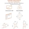 imageAmazon Basics Full Motion Articulating TV Monitor Wall Mount for 26quot to 55quot TVs and Flat Panels up to 80 Lbs Black12 to 40