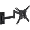 imageAmazon Basics Full Motion Articulating TV Monitor Wall Mount for 26quot to 55quot TVs and Flat Panels up to 80 Lbs Black12 to 40