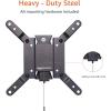 imageAmazon Basics Full Motion Articulating TV Monitor Wall Mount for 26quot to 55quot TVs and Flat Panels up to 80 Lbs Black12 to 40