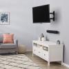 imageAmazon Basics Full Motion Articulating TV Monitor Wall Mount for 26quot to 55quot TVs and Flat Panels up to 80 Lbs Black26 to 55