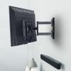 imageAmazon Basics Full Motion Articulating TV Monitor Wall Mount for 26quot to 55quot TVs and Flat Panels up to 80 Lbs Black26 to 55