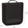 imageAmazon Basics Polyester CDDVD Portable Storage Binder 400capacity Black1Pack