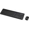 imageAmazon Basics 24GHz Wireless Keyboard and Mouse Combo Quiet and Compact US Layout Unifying USB Receiver Black