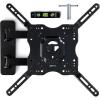 imageAmazon Basics Full Motion Articulating TV Monitor Wall Mount for 26quot to 55quot TVs and Flat Panels up to 80 Lbs Black26 to 55
