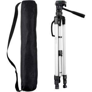imageAmazon Basics 50inch Lightweight Portable Camera Mount Tripod Stand with Bag for Travel Photography ChampagneBlack